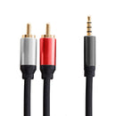 Audio Kabel - 3.5mm (AUX) vo RCA - 5m - Metalni Konektori