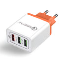 Adapter / Polnac za Telefon - Qualcomm Quick Charge 3.0 - Orange