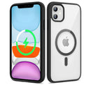 Maska za Telefon - iPhone 11  - MagSafe Compatible - TPU Acrylic Black