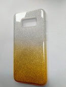 Maska za telefon Samsung S8 plus - Glittery Silver and Yellow
