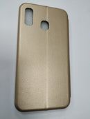 Maska za telefon Samsung A20 - Flip Cover Gold