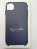 Maska za telefon Iphone 11pro max - Leather Case Dark Blue