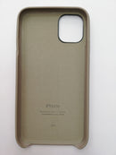 Maska za telefon Iphone 11pro max - Leather Case Dark Gray