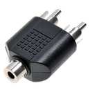 Audio adapter - 2 RCA maski vo 1 RCA zensko