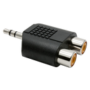 Audio adapter - 2 RCA zenski vo 3.5mm maski