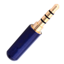 Audio Konektor - 3.5mm - 4 pina - Blue