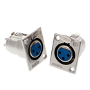 Audio konektor - XLR - zenski za vgraduvanje