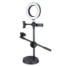 Kruzna Led Svetilka so drzac za mikrofon - Black