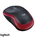 Wireless Gluvce - Logitech - M185 - Black and Red