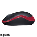 Wireless Gluvce - Logitech - M185 - Black and Red