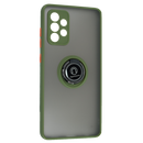 Maska za telefon Samsung Galaxy A72 - Ring - Matte Olive Green