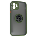 Maska za telefon iPhone 12 - Ring - Matte Olive Green