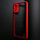 Maska za telefon Xiaomi Redmi Note 10 4G / Note 10s - Clear - Red