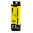 Audio kabel - Remax - AUX 3.5mm stereo vo 3.5mm stereo - spiralen
