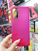 Maska za telefon Samsung S20 Plus - Matte Clear Hot Pink