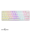 Mehanicka Pro Gejmerska Tastatura 60%  - White Shark Shinobi - White - Red Switches