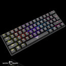 Mehanicka Pro Gejmerska Tastatura 60%  - White Shark Shinobi - Black - Blue Switches