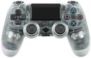 Wireless Kontroler Joystick - Double Shock Playstation 4 - Transparent Clear